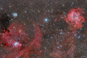 Cone to Rosette Nebulae